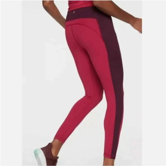 Athleta All In Structure 7/8 Colorblock Tights in Auberge - Picture 2 of 9